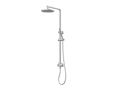 Showers ParTaps Lugano Wall Shower Divertor - On Rail - 90 Degree Colour: Satin Pearl Fitting: Bottom Connection Place & Palette