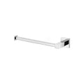 Lux Guest Towel Holder-Accessories-Modern National-Electroplated Chrome-Straight-place-and-palette