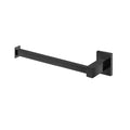 Lux Guest Towel Holder-Accessories-Modern National-Electroplated 
Matt Black-Straight-place-and-palette