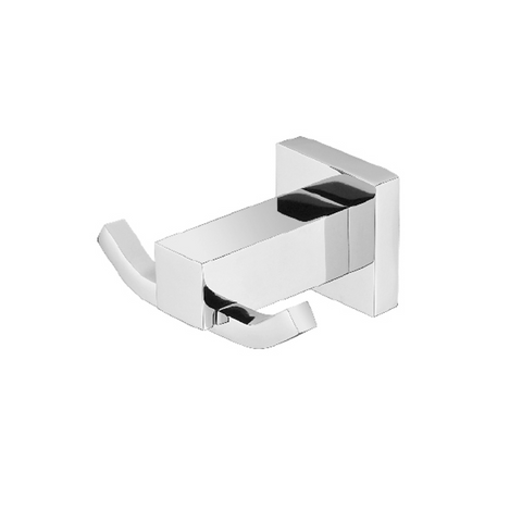 Lux Robe Hook-Accessories-Modern National-Double-Electroplated Chrome-place-and-palette