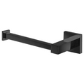 Lux Toilet Paper Holder-Accessories-Modern National-Electroplated 
Matt Black-Straight-place-and-palette