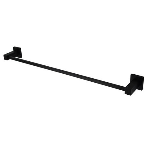 Lux Towel Rail-Accessories-Modern National-Electroplated 
Matt Black-Single-750mm-place-and-palette