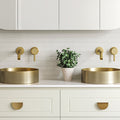 Basins Timberline Luxe Stainless Steel Basin 360mm Color: Brushed Gold Place & Palette