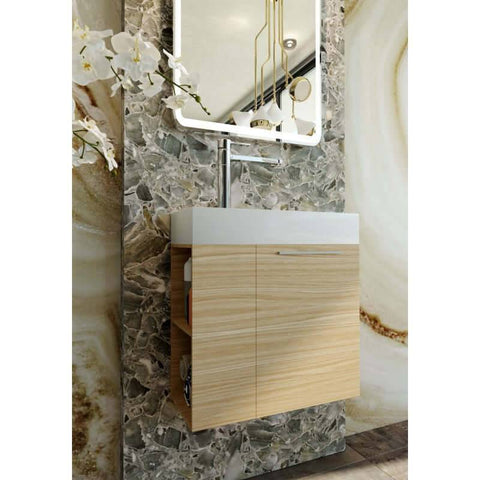 Vanities BelBagno Maria Vanity Finish: White Oak Place & Palette