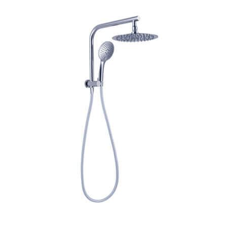 Showers Nero Mecca 2 In 1 Twin Shower Colour: Chrome Place & Palette