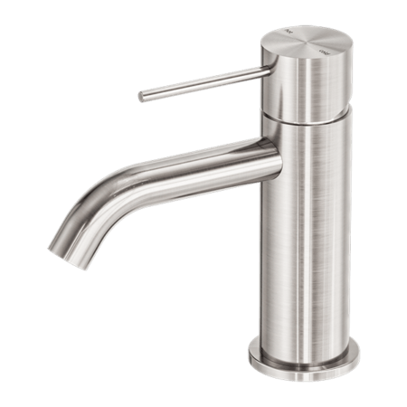 Tapware Nero Mecca Basin Mixer Colour: Brushed Nickel Place & Palette