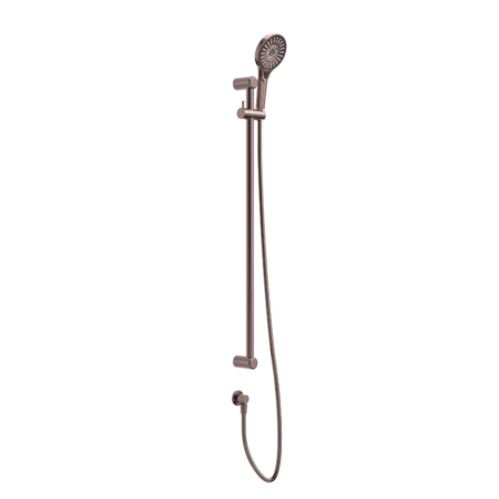 Showers Nero Mecca Care 25mm Grab Rail And Adjustable Shower Rail Set Colour: Brushed Bronze Place & Palette