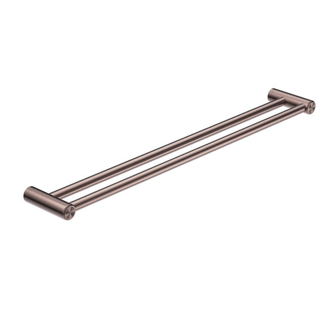 Mecca Care 25mm Double Towel Grab Rail-Accessories-Nero-Brushed Bronze-900mm-place-and-palette