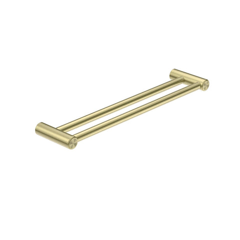 Mecca Care 25mm Double Towel Grab Rail-Accessories-Nero-Brushed Gold-600mm-place-and-palette