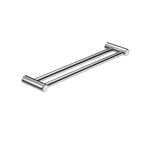 Mecca Care 25mm Double Towel Grab Rail-Accessories-Nero-Chrome-600mm-place-and-palette