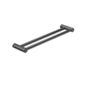 Mecca Care 25mm Double Towel Grab Rail-Accessories-Nero-Gun Metal-600mm-place-and-palette