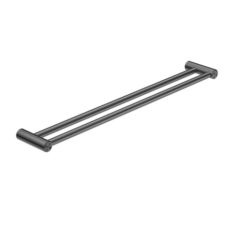 Mecca Care 25mm Double Towel Grab Rail-Accessories-Nero-Gun Metal-900mm-place-and-palette