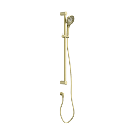 Showers Nero Mecca Care 32mm Grab Rail And Adjustable Shower Rail Set Colour: Brushed Gold Place & Palette