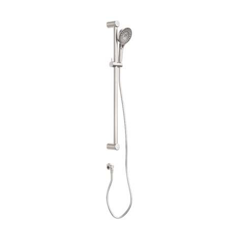 Showers Nero Mecca Care 32mm Grab Rail And Adjustable Shower Rail Set Colour: Brushed Nickel Place & Palette