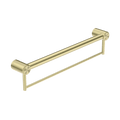 Accessories Nero Mecca Care 32mm Grab Rail With Towel Holder Colour: Brushed Gold Size: 900mm Place & Palette