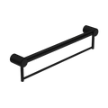 Accessories Nero Mecca Care 32mm Grab Rail With Towel Holder Colour: Matte Black Size: 900mm Place & Palette