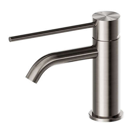 Tapware Nero Mecca Care Basin Mixer Colour: Brushed Nickel Place & Palette