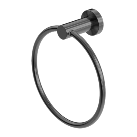 Mecca Hand Towel Ring-Accessories-Nero-Gun Metal-place-and-palette