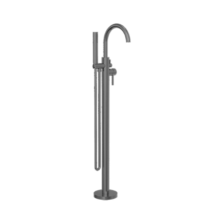 Showers Nero Mecca Round Freestanding Mixer With Hand Shower Colour: Gun Metal Place & Palette