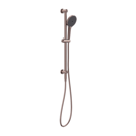 Showers Nero Mecca Shower Rail With Air Shower II Colour: Brushed Bronze Place & Palette