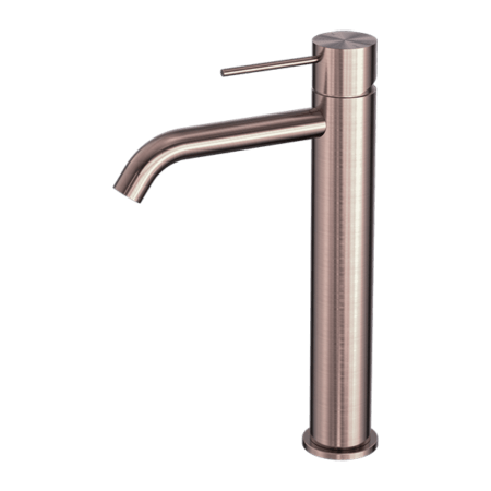 Tapware Nero Mecca Tall Basin Mixer Colour: Brushed Bronze Place & Palette