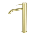 Tapware Nero Mecca Tall Basin Mixer Colour: Brushed Gold Place & Palette