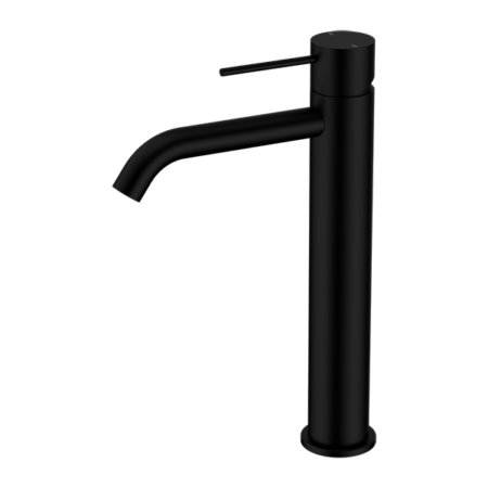 Tapware Nero Mecca Tall Basin Mixer Colour: Matte Black Place & Palette