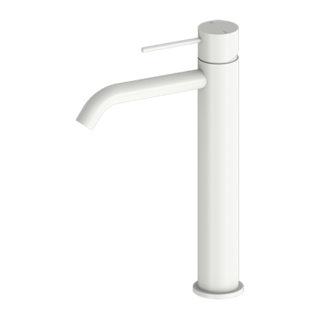 Tapware Nero Mecca Tall Basin Mixer Colour: Matte White Place & Palette