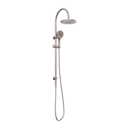 Showers Nero Mecca Twin Shower Colour: Brushed Bronze Place & Palette