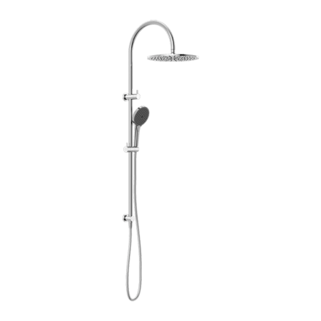 Showers Nero Mecca Twin Shower With Air Shower II Colour: Chrome Place & Palette