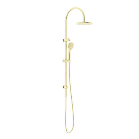 Showers Nero Mecca Twin Shower With Air Shower Colour: Brushed Gold Place & Palette