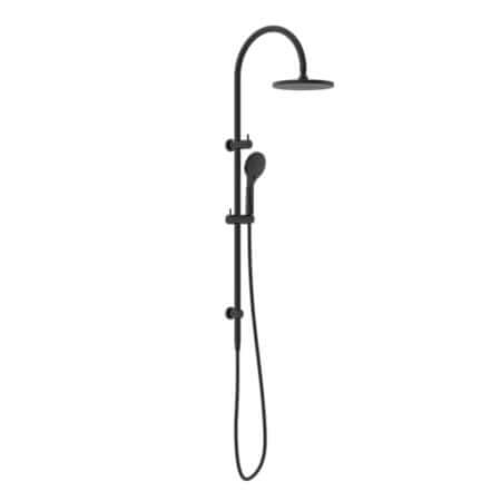 Showers Nero Mecca Twin Shower With Air Shower Colour: Matte Black Place & Palette