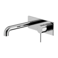 Tapware Nero Mecca Wall Basin/Bath Mixer Colour: Chrome Size: 120mm Place & Palette