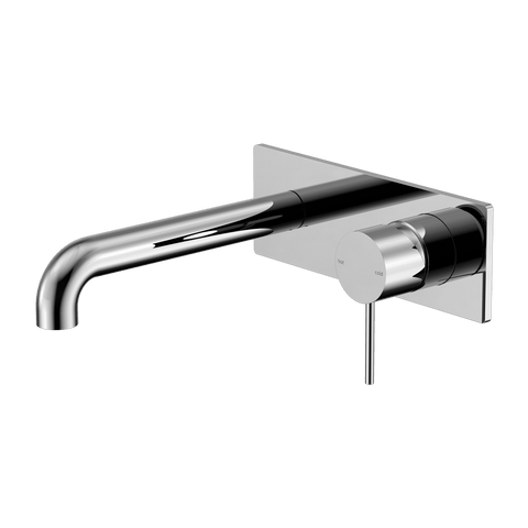 Tapware Nero Mecca Wall Basin/Bath Mixer Colour: Chrome Size: 120mm Place & Palette