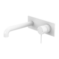 Tapware Nero Mecca Wall Basin/Bath Mixer Colour: Matte White Size: 120mm Place & Palette