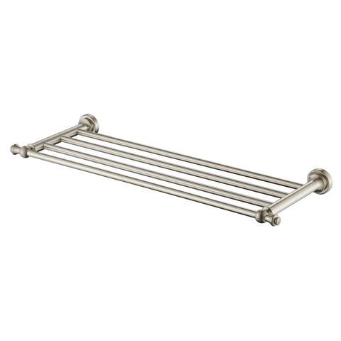 Medoc Bathroom Shelf-Accessories-Modern National-Pvd 
Brushed Nickel-place-and-palette