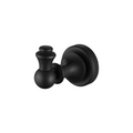 Medoc Single Robe Hook-Accessories-Modern National-Electroplated 
Matt Black-place-and-palette