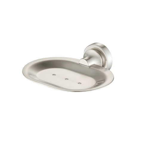 Medoc Soap Dish-Accessories-Modern National-Pvd 
Brushed Nickel-place-and-palette