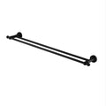 Medoc Towel Rail-Accessories-Modern National-Electroplated 
Matt Black-Double-750mm-place-and-palette