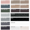 Basins Pietra Bianca Mila Basin Colour: Malibu Solid Place & Palette