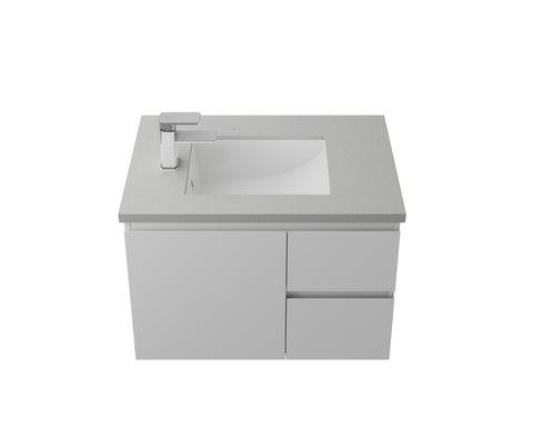 Mini Rectangle Under Counter Ceramic Basin with Overflow to Side-Basins-Timberline-White Gloss-place-and-palette