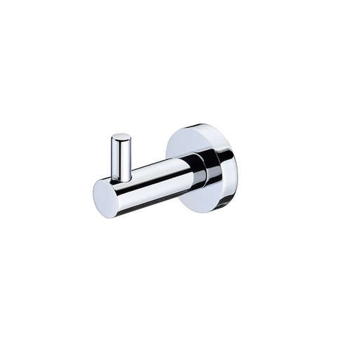 Mirage Robe Hook-Accessories-Modern National-Electroplated Chrome-Single-place-and-palette