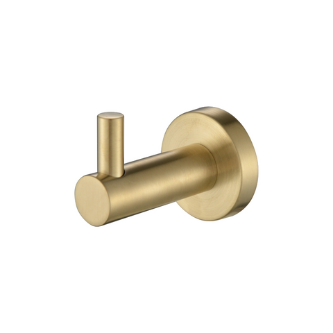 Mirage Robe Hook-Accessories-Modern National-Pvd 
Brushed Bronze-Single-place-and-palette