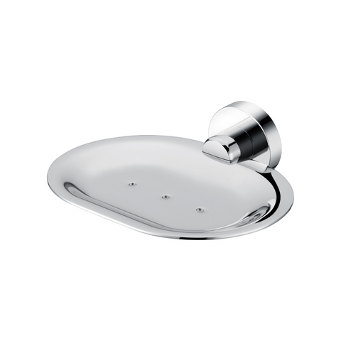 Mirage Soap Dish-Accessories-Modern National-Electroplated Chrome-place-and-palette