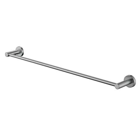 Mirage Towel Rail-Accessories-Modern National-Electroplated 
Brushed Chrome-Single-600mm-place-and-palette