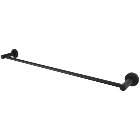 Mirage Towel Rail-Accessories-Modern National-Electroplated 
Matt Black-Single-600mm-place-and-palette