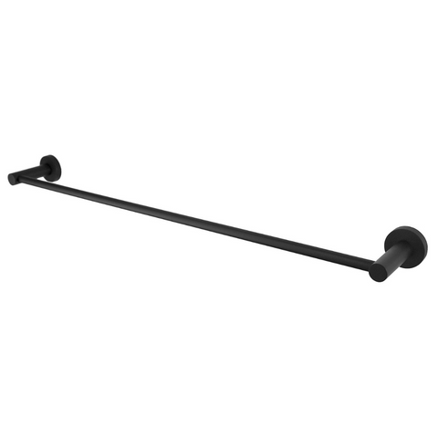 Mirage Towel Rail-Accessories-Modern National-Electroplated 
Matt Black-Single-750mm-place-and-palette