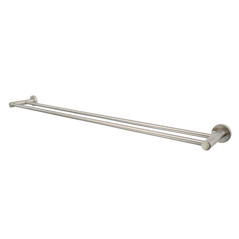 Mirage Towel Rail-Accessories-Modern National-Pvd 
Brushed Nickel-Double-600mm-place-and-palette