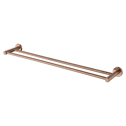 Mirage Towel Rail-Accessories-Modern National-Pvd 
Champagne-Double-600mm-place-and-palette