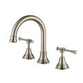 Tapware Modern National Montpellier Basin Set Colour: Pvd Brushed Nickel Place & Palette